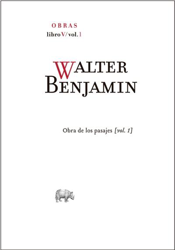 Walter Benjamin. Libro 5 volumen 1 en oferta