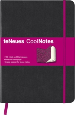 Libreta coolnotes medium black leopard pink