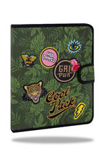 Carpeta de tela Coolpack Mate Parches Power Verde características