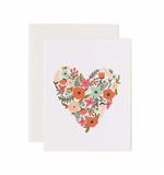 Postal Pepa Paper Floral heart