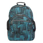 Mochila escolar Totto crayoles azul piano características