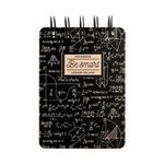 Libreta espiral Legami pequeña Maths negra