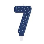 Maxi Vela Legami para tarta número 7 azul