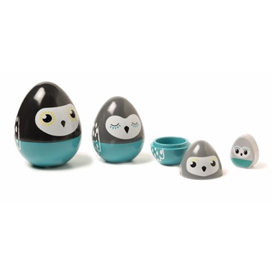 Matrioska de búhos Montessori