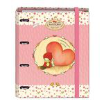Carpeta recambio con goma Dohe  Santoro Poppi Loves Heart 4 anillas 35 mm en oferta