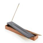 Portaincienso de cerámica y madera en oferta