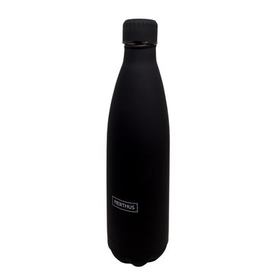 Termo Nerthus 750 ml acero inoxidable Negra