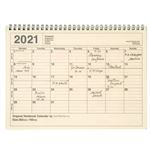 Cuaderno calendario Marks 2021 marfil grande precio