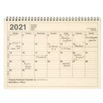 Cuaderno calendario Marks 2021 marfil grande