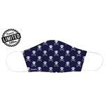 Mascarilla para adulto Fisura lavable calaveras XL