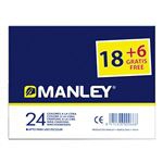 Caja de cartón 18 + 6 Ceras Manley