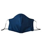 Mascarilla Olivia Lupita higiénica reutilizable azul marino talla m