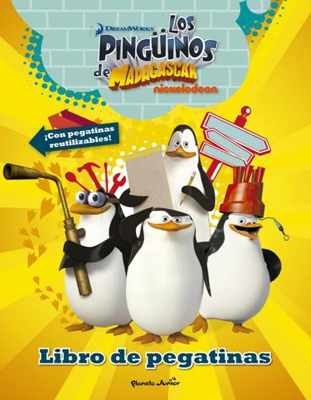 Los pingüinos de Madagascar. Libro de pegatinas