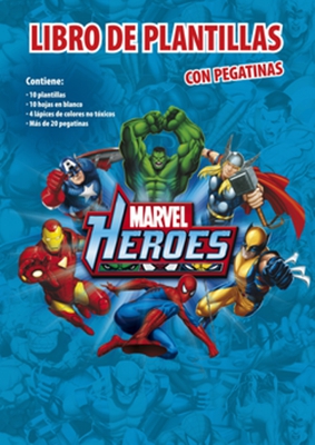Libro de plantillas. Marvel Heroes