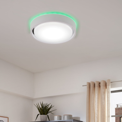 Plafón LED Talena M RGB CCT con sensor, negro en oferta