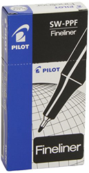 Pilot Fineliner - Paquete de 12 Plumas estilográficas, Negro precio