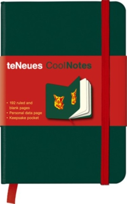 Libreta coolnotes small green boar yellow