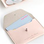 Tarjetero Iconic slit rosa características