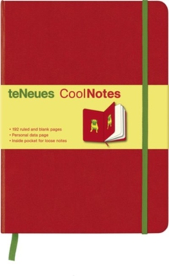Libreta coolnotes medium red pug yellow
