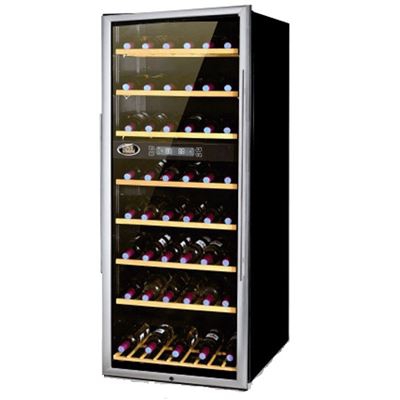 Vinoteca 2 temperaturas acero inoxidable 160 botellas CV-160 2TI