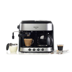 Cafetera Doble Bari Prixton 3 En 1: Espresso, Americano Y Cappuccino características
