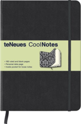 Libreta coolnotes medium black baroques silver características