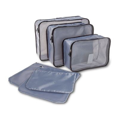 Bags Up Set de bolsas organizador equipaje para viaje Plata