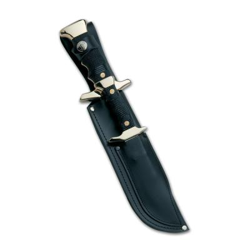 Set de cuchillo de monte canguro Cudeman 201-N con mango de ABS negro y virola de zamak características