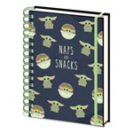 Cuaderno Mandalorian A5 Anillas Naps and Snacks características