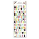 Scrap Set letras adhesivas características