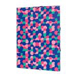 Carpeta Milan Dotty con gomas elásticas