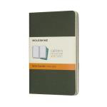 Cahier Journals Moleskine Bolsillo Pautado Verde Mirto