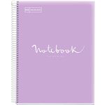 Cuaderno A4 microperforado Miquelrius cuadrícula 5x5 mm lavanda características