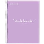 Cuaderno A4 microperforado Miquelrius cuadrícula 5x5 mm lavanda
