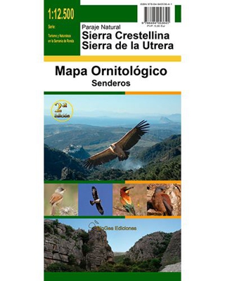 Mapa ornitológico - Paraje Natural Sierra Crestellina y Sierra de la Utrera