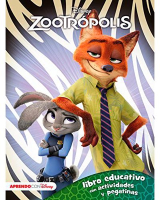 Zootrópolis. Libro educativo con actividades y pegatinas