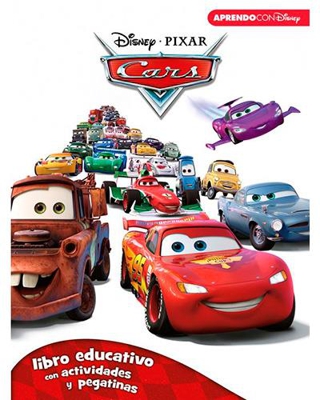 Cars. Libro educativo Disney con actividades y pegatinas