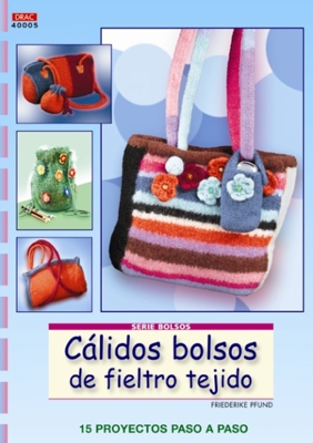 Cálidos bolsos de fieltro tejido