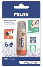 Blíster Milan  Cinta Milan  correctora cilíndrica 5 mm x 6 m