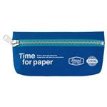 Estuche Marks time for paper azul