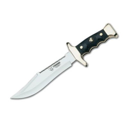 Cuchillo de monte Cudeman 203-N con mango de ABS negro y hoja de 18 cm. características