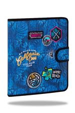 Carpeta de tela Coolpack Mate Parches Azul Surfing