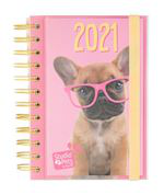 Agenda Erik 2021 A5 día por página Studio Pets Dog en oferta