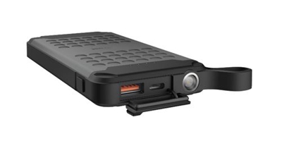 Powerbank Trust Hyke Outdoor 10000 mAh Negro