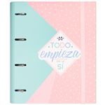 Carpeta de 4 anillas Erik premiun Amelie pastel collection características