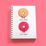 Cuaderno A5 Naolito Before and After Make Up Donut en oferta