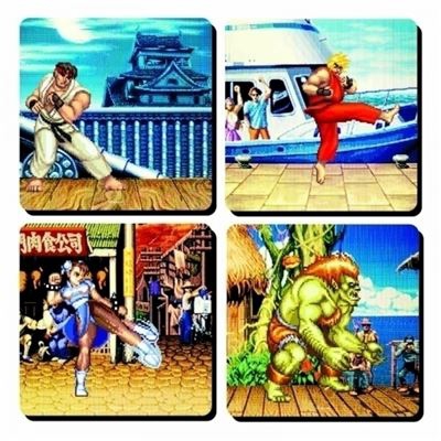 Set 4 Posavasos Lenticulares Capcom Team