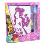 Princesas Disney - Diario Sequin con lentejuelas
