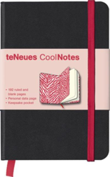 Libreta coolnotes small black zebra red precio