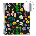 Cuaderno A5 Miquelrius Flores silvestres cuadrícula 5 mm 140 h